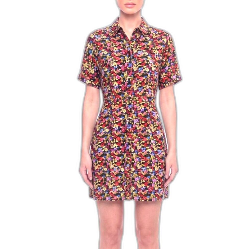 Crosby By Mollie Burch Dress In Tea Garden Multicolor Size XS 100% Cotton